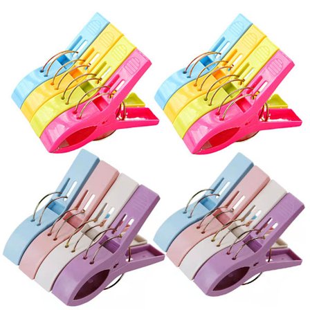 16 stk. Strandstol Håndklædeklemmer - Strandhåndklædeklemme - Vindtæt Be