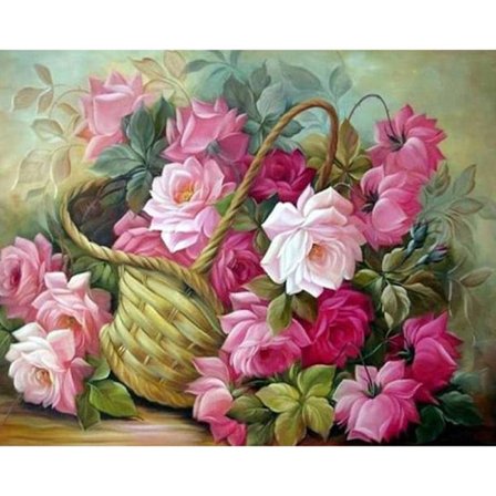 30 x 40 cm, Timanttimaalaus Timanttikirjonta Maalauskanvas Kukka Kori 5d Maalaus Lapsi Aikuinen Strassit Paljon Palapeli Piirustus Seinäkoristelu 