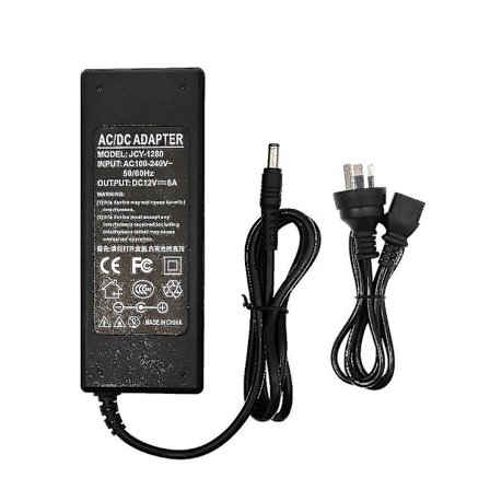 12V 1A 2A 3A 4A 5A 6A 8A 10A AC/DC-adapter Strømforsyning Oplader til LED-lysstrimler CCTV Router 5,5x2,1-2,5 mm Hankontakt US//EU/AU P