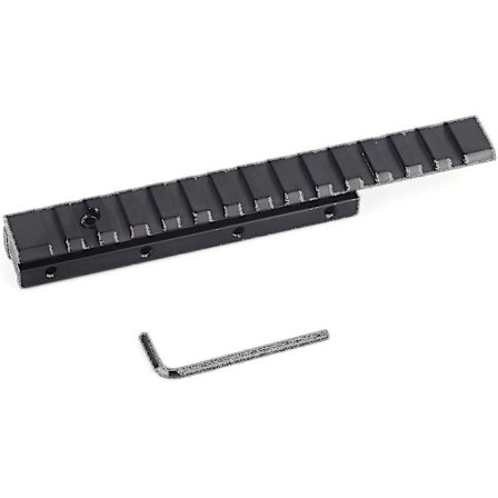 Tactical 14-paikkainen Picatinny Weaver -kisko 11 mm - 20 mm kiskoon kevyt kiskoadapteri