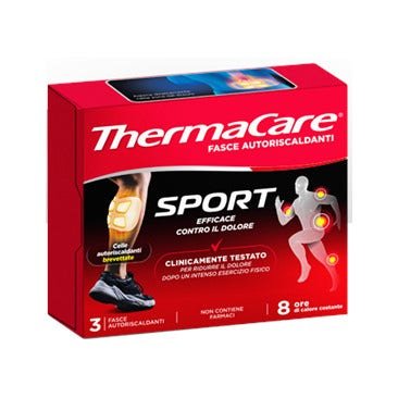 Thermacare Fascia Autoriscaldante Sport 8 Ore 3 Fasce