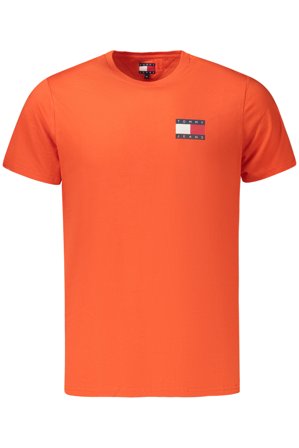 Tommy Hilfiger T-shirt Maniche Corte Uomo Arancio