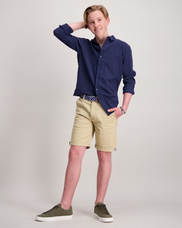 RYVLS Liam Chino Shorts Beżowy Szorty Chłopiec - Kids Brand Store