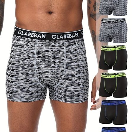 6-pack Tryckta Herrkalsonger Mode Stil Underkläder Manligt Märke Kalsonger Och Trosor för Homme Set Slip Trosor Sport