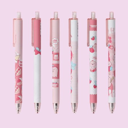 Gelpenner 6stk 0,5mm