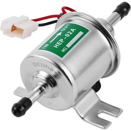 Universal Drivstoffpumpe 12V HEP-02A Elektrisk Kraftig Drivstoffpumpe Drivstoffpumpe for Dieselmotor Lavt Trykk