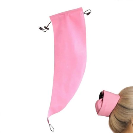 Vanntett hårhylse for langt hår og hestehale, dusjhette for kvinner for å beskytte stylet hår