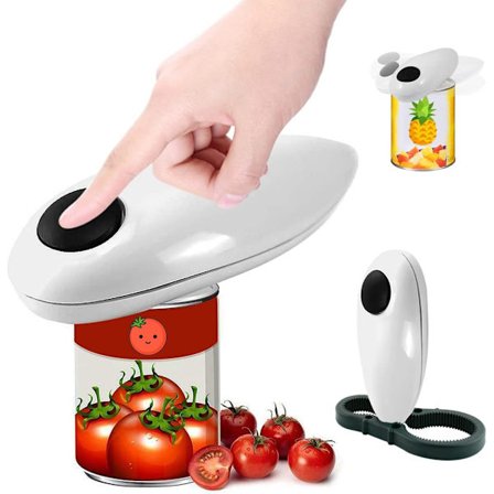 Elektrisk dåseåbner, multifunktionel dåseåbner, dåseåbner til restauranter, dåseåbner med glatte kanter, automatisk elektrisk dåseåbner til kokke, 