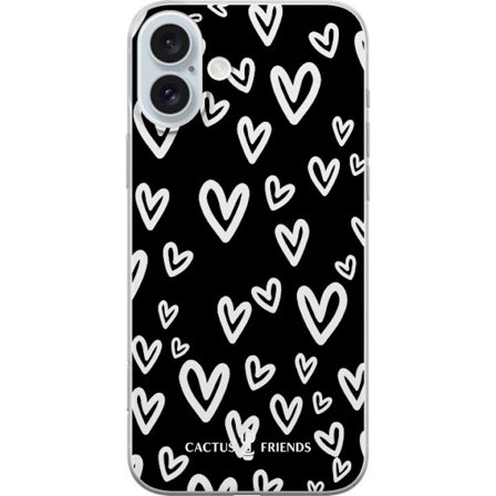 Yhteensopiva Puhelinkuori Apple Apple iPhone 16 Plus Cactus and Friends - Handdrawn Love Chaos