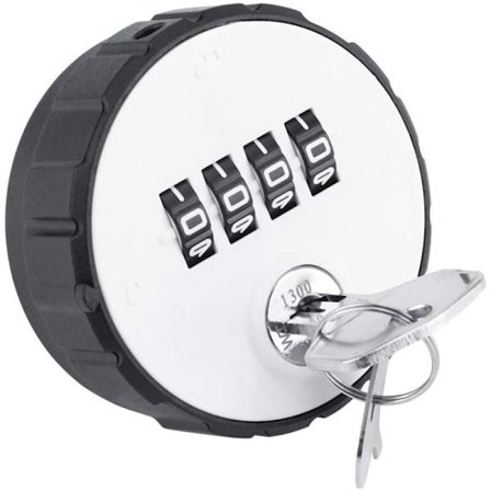 Kodelås - 1 digital møbellås, praktisk nøkkelfri sikkerhetslås egnet for verktøykasser, skap, skuffer, etc. (Størrelse: 26 mm)