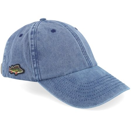 Skillfish - Tiny Perch Vintage Washed Denim Blue Dad Cap Unconstructed Blue Cap - @ Hatstore