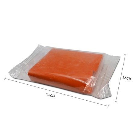 Car Grooming Magic Clay Stick Cleaner för biltvätt Car Grooming Clean Orange 100g Car Wash Clay (2-pack)