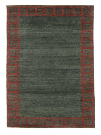 Persischer Gabbeh Rustic Teppich 169X236 Schwarz/Dunkelrot (Wolle, Persien/Iran)