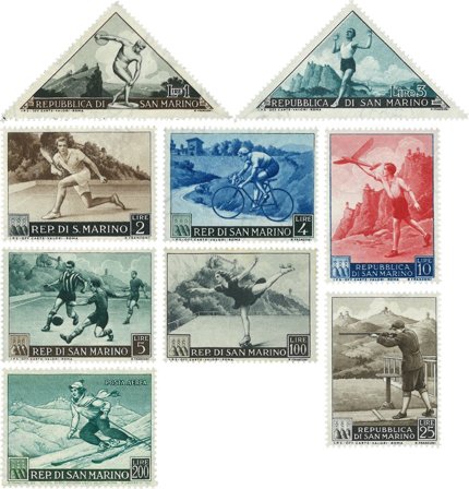 San Marino 1953 - MICHEL 493-501 - Postfrisk