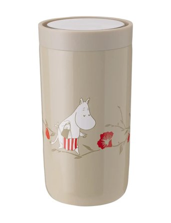 Stelton To Go Click To Go Kop 0.2 L. Moominmamma’s Tea Party - Beige - 0.2 L