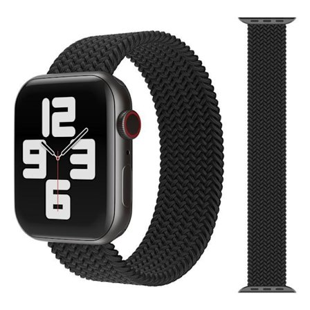 Apple Watch kompatibelt ARMBAND Elastiskt SVART 38/40/41 mm Black