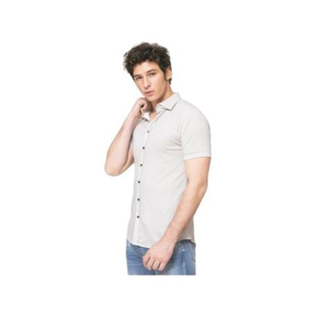 Desoto Short-sleeved shirt with geometric patterns inbo, Herre Skjorter