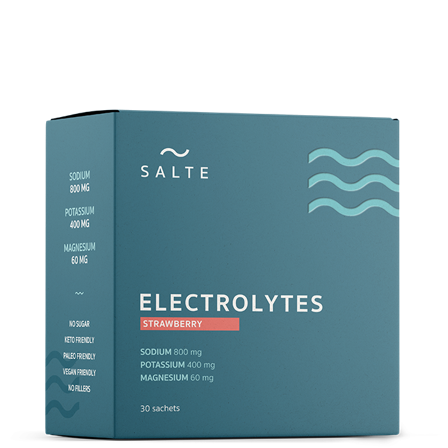 Salte Elektrolytter Jordbær 30-pakning
