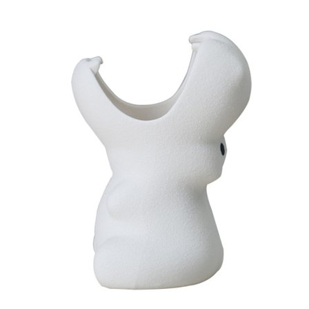 Suurisuuinen virtahepo keraaminen kynäpidike toimiston koristelu