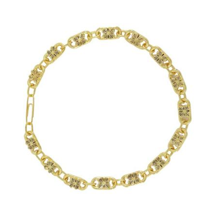 Aurélie Bidermann, Selma Trefoil Necklace in Gold Żółty, Kobieta, Rozmiar: ONE Size