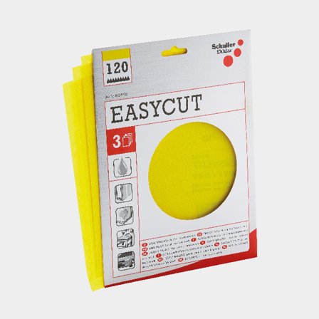 Dry sandpaper Schuller Eh'klar EasyCUT, P40, 230 x 280 mm, 3-pack