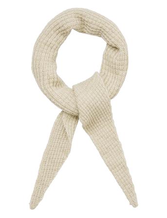 Matty Triangle Scarf Accessories Scarves Lightweight Scarves Hvit Becksöndergaard*Betinget Tilbud