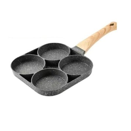 4 huller Omelet Pande Stegning Gryde Fortykket Nonstick Æg Pandekage Bøf Tilberedning Pande