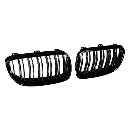 2x Gloss Black Front Kidney Grille För E92 E93 3-serie 328i 335i Coupe 2011-2013