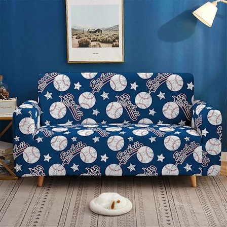 Färgglatt Mönstrat Sofföverdrag Superelastiskt Dammtätt 2-sits Soffskydd