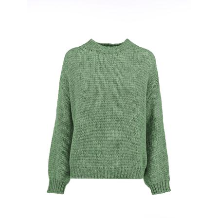 Roberto Collina, Sweater Groen, Dames, Maat:S