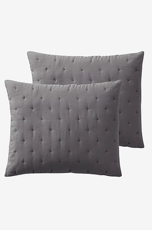 Jotex - Kissenhülle 50x60 Cm, 2 St. Hellgrau - CALM - Kaufe Dekokissen und Kissenbezüge bei Jotex