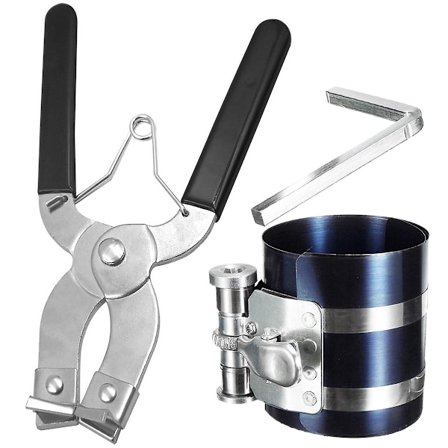 3 stk Stempelring Installer Stempelring Tang Kompressor Verktøy Auto Vedlikehold Klemme Ekspander Tang Installer for Bilmotor