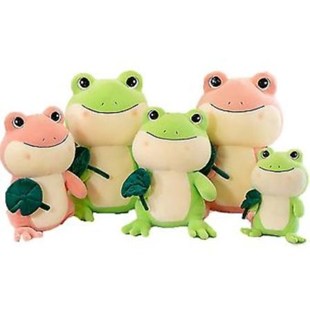 Lotus Leaf Frog Plussjeleketøy Søt Frosk Dukke For Barn Bursdag Jul Gave (28cm Rosa)