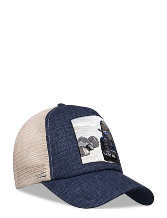 Allo High Trucker Cap Blue Upfront
