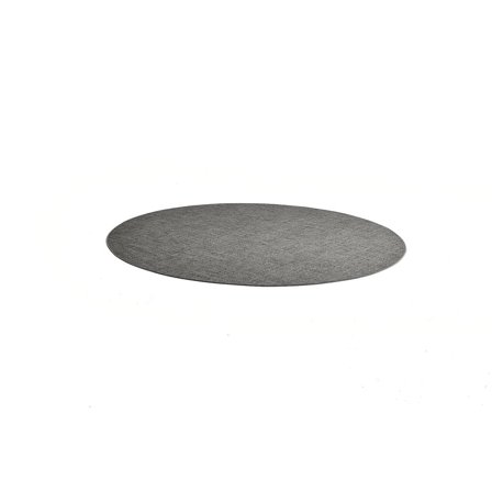 Round rug MELVIN, Ø 3000 mm, light grey