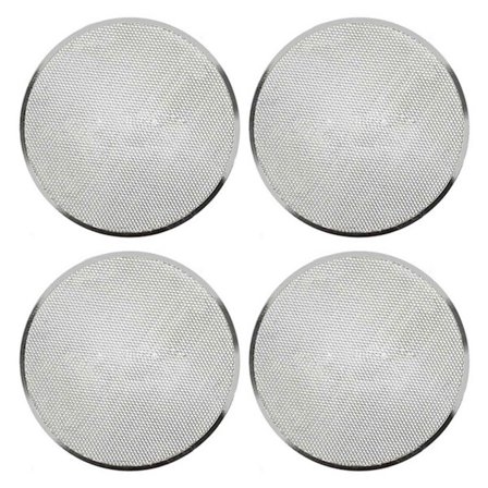 4X Profesjonell Rund Pizzaovn Bakeplate BBQ Grill Ikke-Klistrende Mesh (12 Tommer)