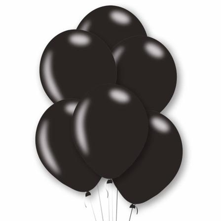 Amscan Latex Halloween-ballonger (pack Med 10) One Size Pearl Bla