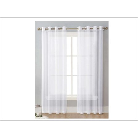 skir enfärgad fönstergardin, perfekt för inredning i vardagsrum och sovrum Bredd: 134 cmLängd: 160 cm