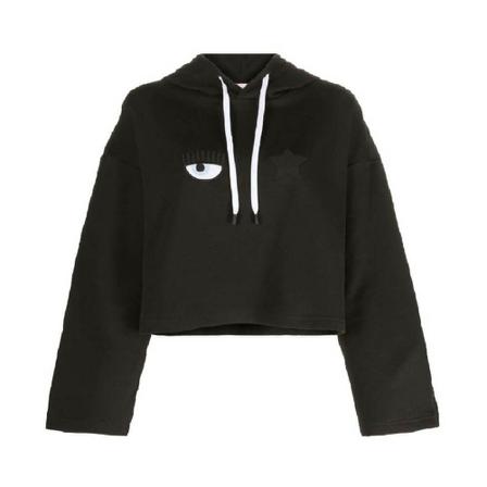 Chiara Ferragni Collection - Hoodies - Svart - Dam - Storlek: S, Dam, Storlek: S