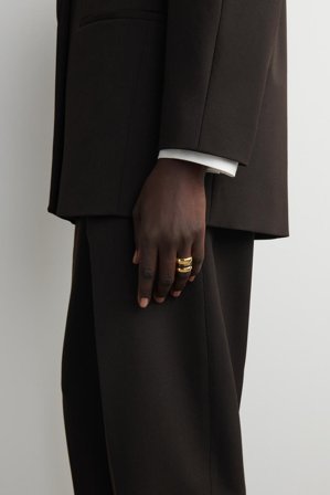 COS Women's 2-Pack Stacking Rings in Gold