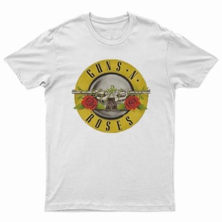 Guns N Roses Barn/Barn Classic Logo T-Shirt 9-10 År Vit