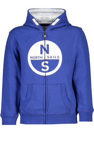North Sails Felpa Con Zip Bambino Blu