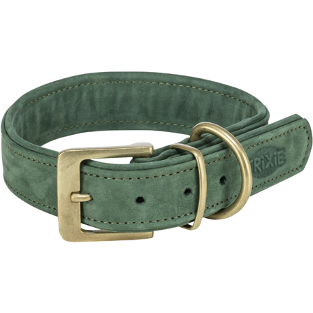 Trixie Pure Collar Leather M-L 39-46 cm Sage