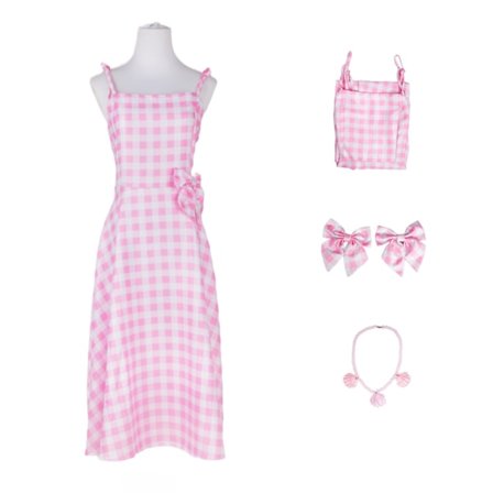 Barbie Klänning Bär kjolar Cosplay kostym, Halloween Performance kostymer