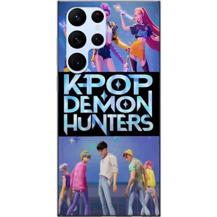 Kompatibelt Mobilskal till Samsung Samsung Galaxy S22 Ultra 5G K-pop Demon Hunters koreanska musikband idols affisch anime tecknad film fantasy stil s