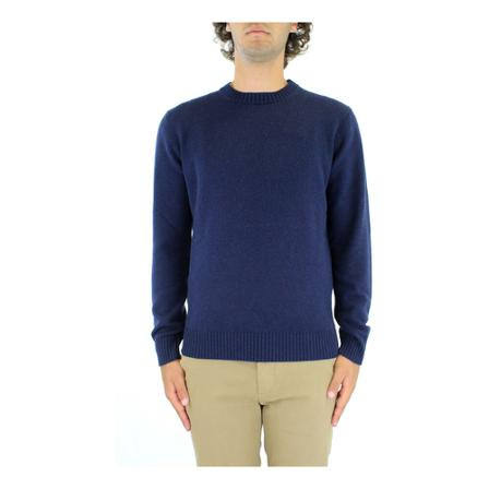 Kangra, Round-neck Knitwear Blauw, Heren, Maat:M