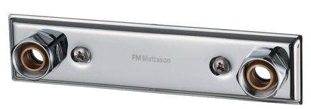 FM Mattsson 1420-0120 Blandarfäste 160 c/c, krom Ø12 mm, Badrum