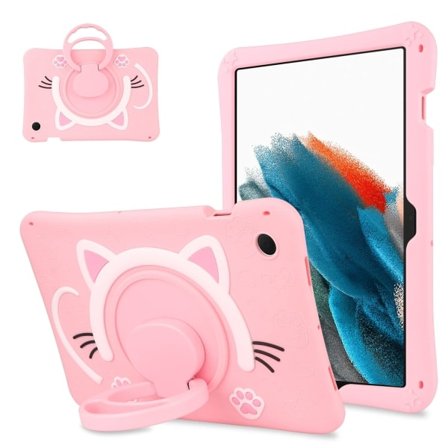 CDQ etui til Samsung Tab A8 10,5 tommer med roterende stativ SM-X200/X205