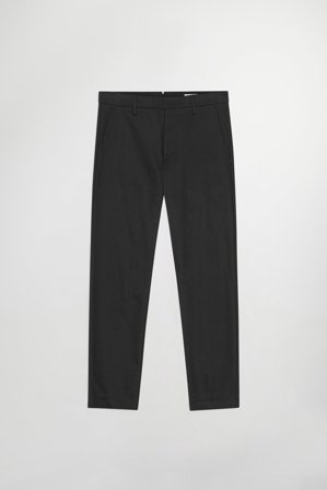 NN.07 Tate Chino Herren Schwarz Baumwollmix