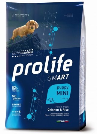 Prolife Dog Smart Chicken & Rice Cibo Secco Per Cani Cuccioli